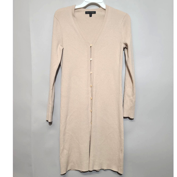 Banana Republic Sweaters - Banana Republic Ribbed Long Button Cardigan Size XS